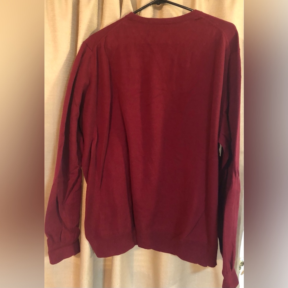 Article 365 Red Men's Sweater in - Picture 2 of 3